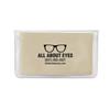 IMPRINTED Cream Basic Microfiber Cloth-In-Case (100 per box / Minimum order - 5 boxes)